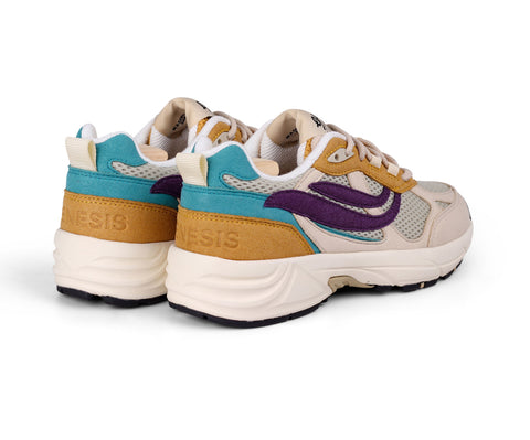 G-Eco '99 Multi Flowers – Sand-Wheat-Purple-Petrol – Women