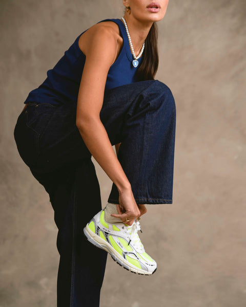 Re-Run White Silver – White-Yellow – Women