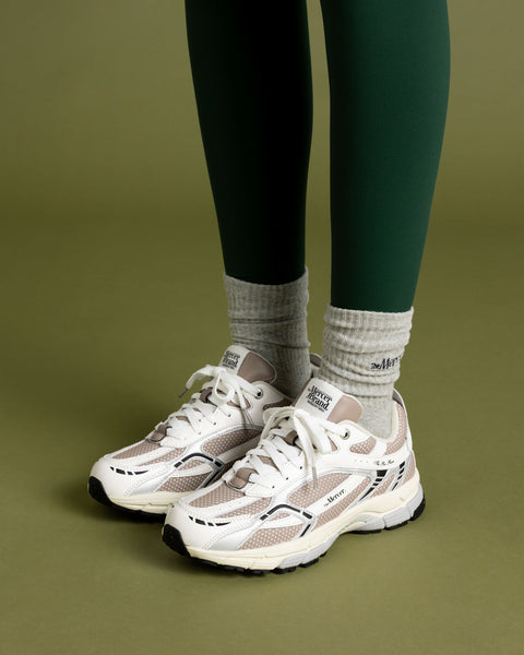 Re-Run White Silver – White-Cognac – Women